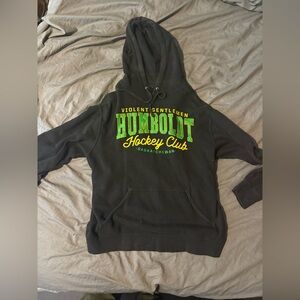 Black Humboldt Hockey Club Hoodie